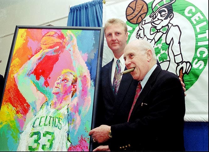 Larry Bird and Red Auerbach